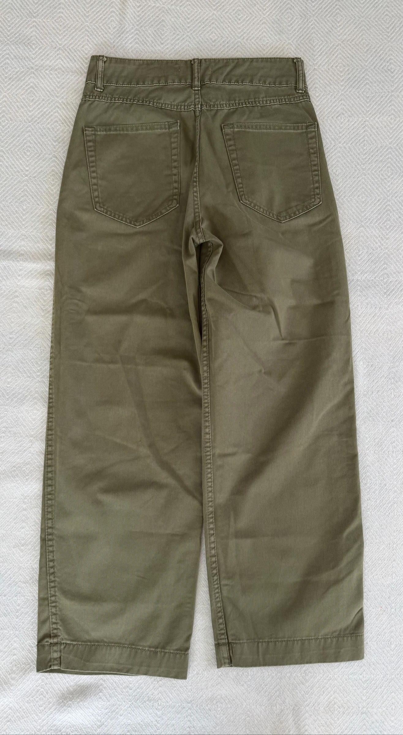 Jeans cáqui corte reto e largo Pull&Bear tamanho 34 – photo 3
